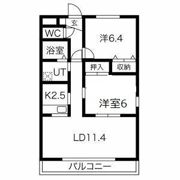 メイヤーメゾネットの間取り画像