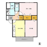 パディーコート A棟・B棟の間取り画像