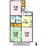 セジュールふじい A棟の間取り画像