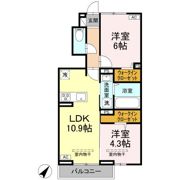 ベルシェットの間取り画像