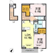ベルシェットの間取り画像