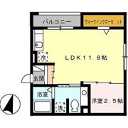 ヴィラージュ A棟の間取り画像
