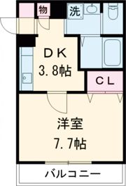 アムールポパイの間取り画像