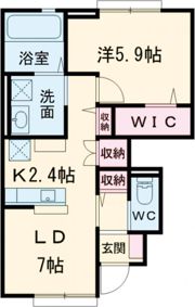 エバーライフⅡの間取り画像
