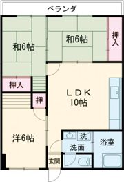 サンビレッジシンエイの間取り画像