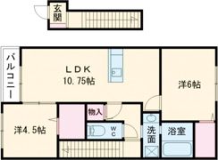 サンハイム浜町Ⅲの間取り画像