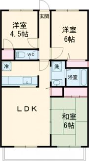 コスモ茂原の間取り画像