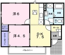 アビタシオン町田の間取り画像