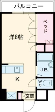 ロッキーコートナカヤの間取り画像
