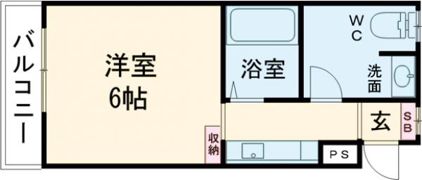 ラビタ柳町Ⅰの間取り画像