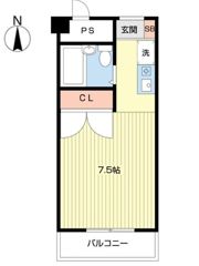 国立矢川マンションの間取り画像