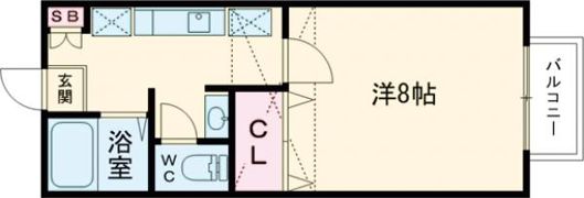 サゥーヂビバⅡの間取り画像