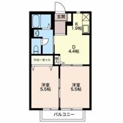 フレグランスOKINO Cの間取り画像