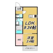 LECOCON大垣Ⅱの間取り画像