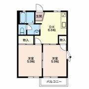 フレグランス田園Bの間取り画像