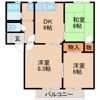 カーサプリメーラBの間取り画像