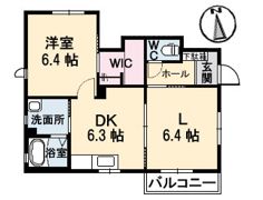 ヴィラシーン B棟の間取り画像