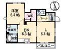 ヴィラシーン B棟の間取り画像