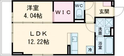 アイル祝園WESTの間取り画像