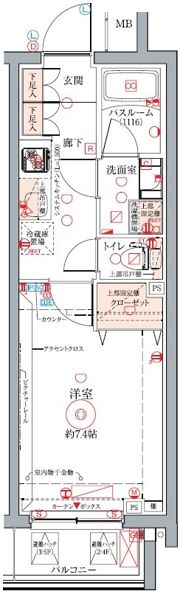 クレヴィスタ中板橋Ⅱの間取り画像