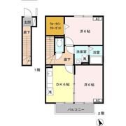 ブルーメ パレの間取り画像