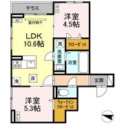 セレスティア西綾瀬の間取り画像