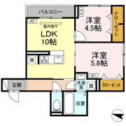 セレスティア西綾瀬の間取り画像