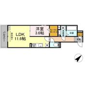 Grand Felicia(ｸﾞﾗﾝﾌｪﾘｼｱ)の間取り画像