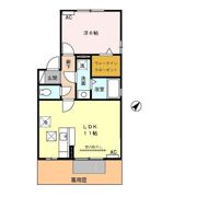 リビングタウン愛野南 Bの間取り画像