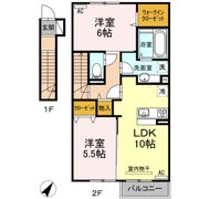 ジュネスⅢの間取り画像