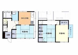東大和市高木貸家の間取り画像