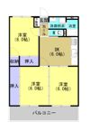 サンハイツ東A棟の間取り画像