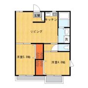 コーポ鶴城の間取り画像