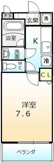 カーサ ディ パエーゼの間取り画像