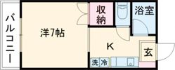 シャポー渡鹿の間取り画像