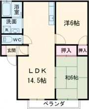 プロムナードKの間取り画像