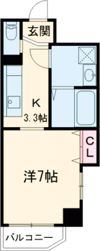 アミティ佐世保田原町の間取り画像