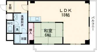 マンションジュエルの間取り画像