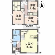 シャーメゾン・デイレイ Ⅳ棟の間取り画像