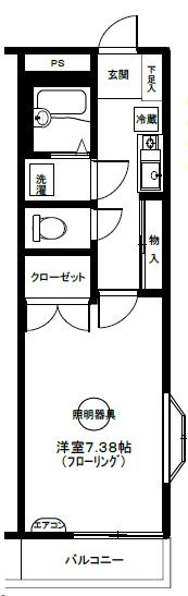 パルク花水木の間取り画像