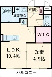 マリアロッソ富田の間取り画像
