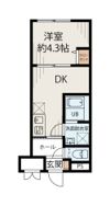 ル・シエル西新宿の間取り画像