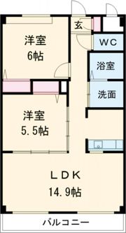 ソシア大口の間取り画像