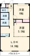 ソシア大口の間取り画像