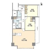 麹町三番町マンションの間取り画像