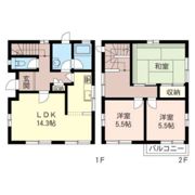 綾部邸 Aの間取り画像