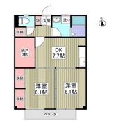 奈加乃内ハイツ1の間取り画像