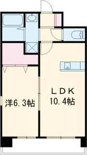 クロノス41新町IVの間取り画像