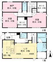 奥沢1丁目戸建の間取り画像