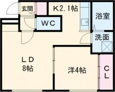 レーヴィア千歳の間取り画像